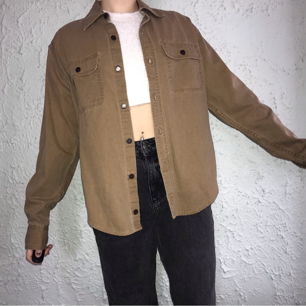 LEVI’S Light Brown Vintage Classic Western Style Button Down Mens Jean S…